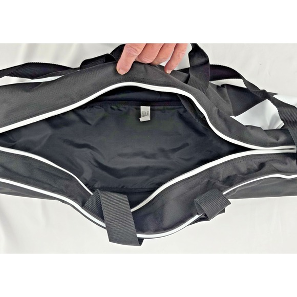 Easton Baseball Softball Bat Bag 35in Black White Dual Carry Straps Dugout Hook - Picture 8 of 9